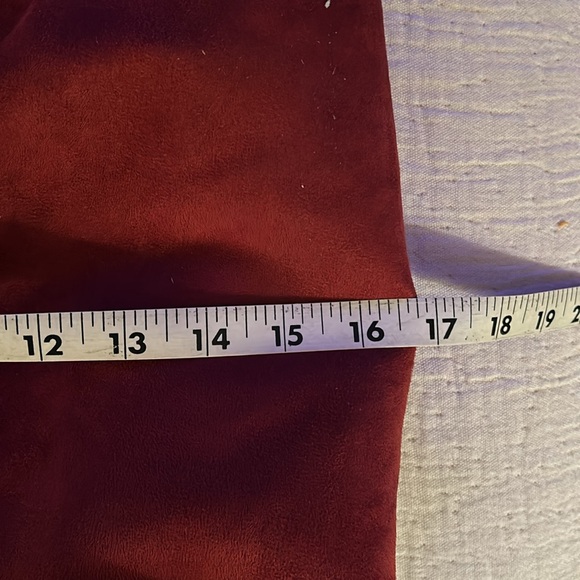 Deep Red Ultrasuede Happy Hobo bag - Picture 9 of 11